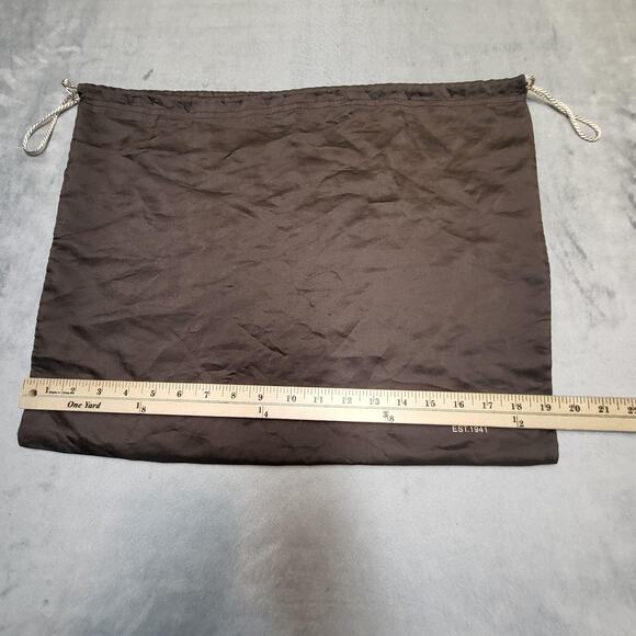 Coach Dust Bag Drawstring Brown Satin EST.1941 Purse Handbag Storage Pouch - Picture 4 of 7